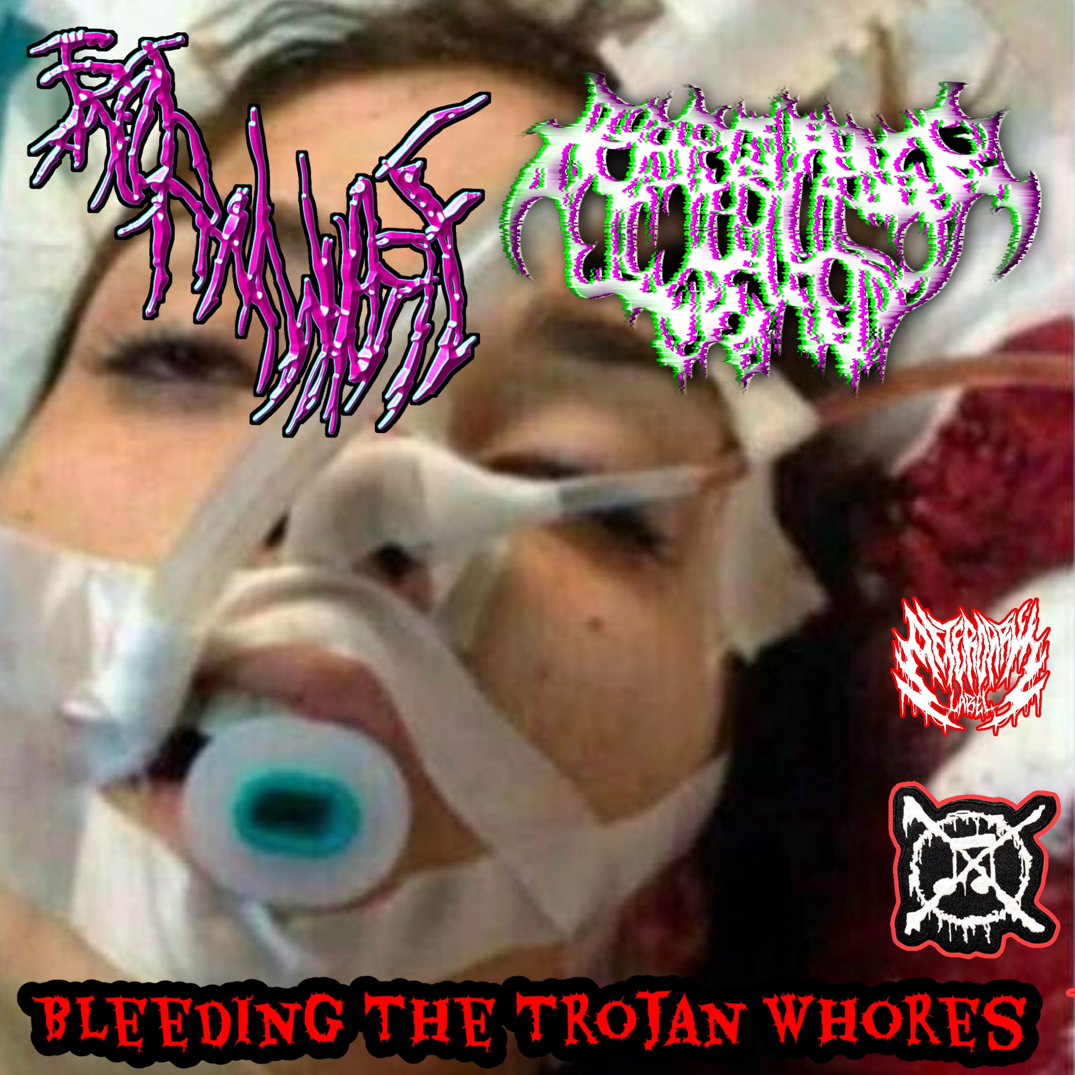 Trojan Whore & Bleeding Wound - Bleeding The Trojan Whores
