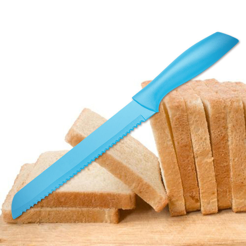 Thumbnail: Colored Kitchen Knife Set with Cutting Boards