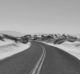 さびれた道路