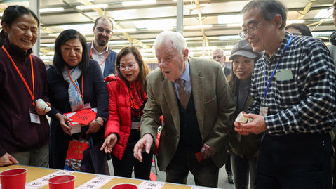LORD PATTEN CELEBRATES LUNAR NEW YEAR
Hong Kong's last governor, Lord Chris Patten, celebrated Lunar New Year with Hongkongers in Oxford