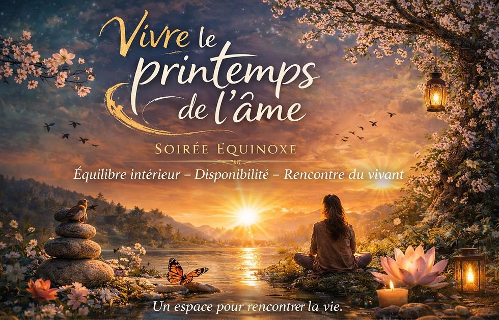 🌿 Vivre le printemps de l’âme - Soirée Équinoxe  - Atelier pratique en ligne