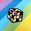 Thumbnail: NonBinary Puzzle Cube Iron On Patch