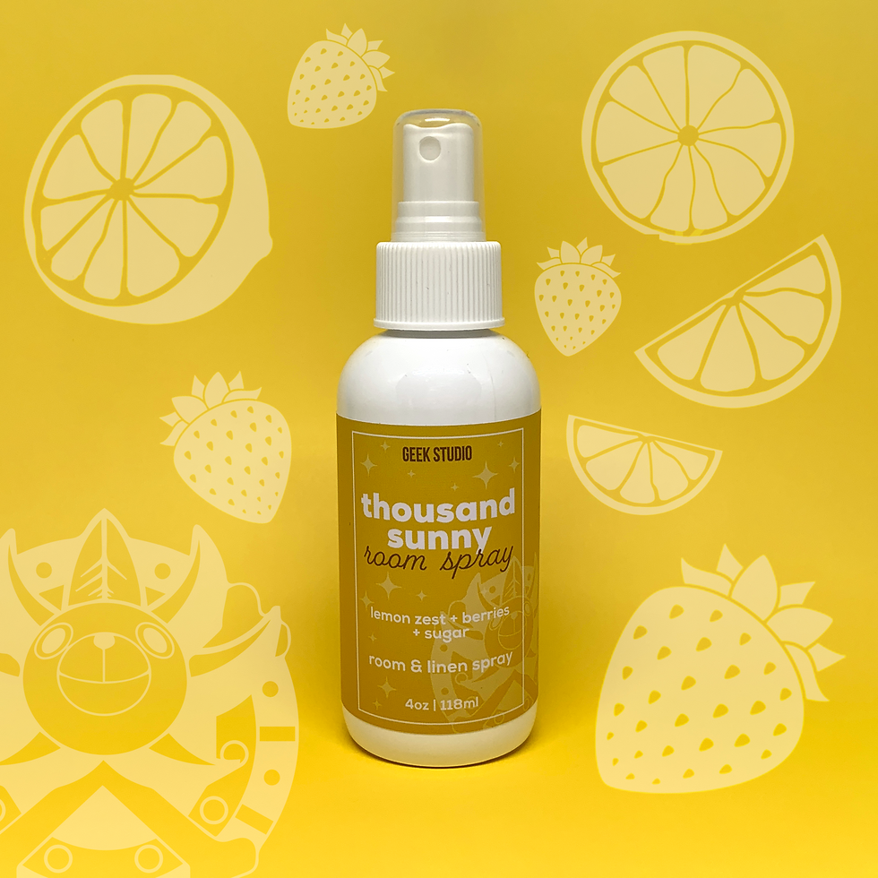 Thumbnail: Thousand Sunny Body & Room Spray - lemon zest + berries + sugar
