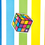 Thumbnail: Rainbow Puzzle Cube Vinyl Sticker