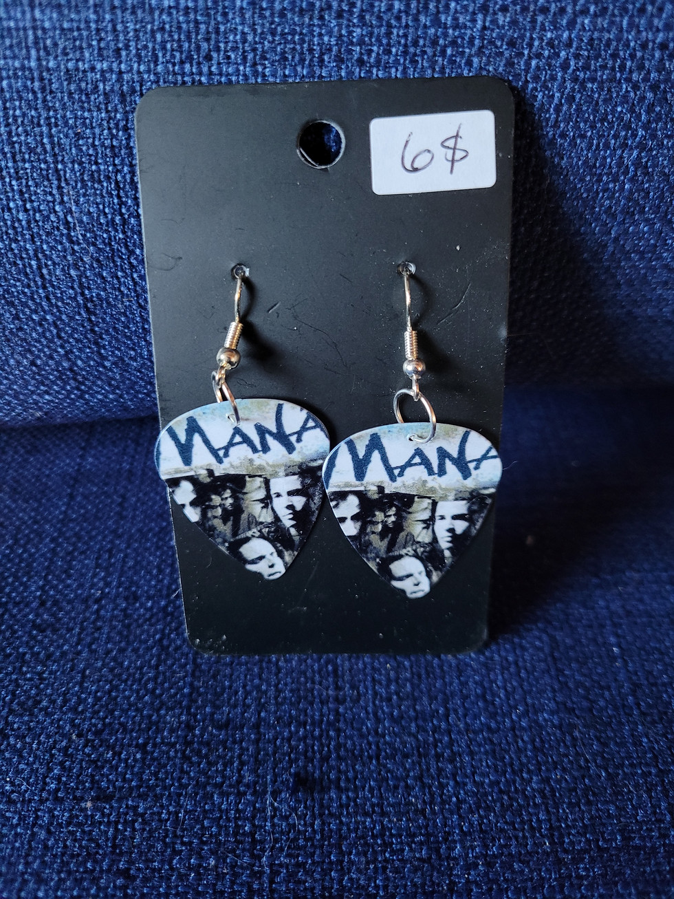 Miniature : Boucles d'oreilles - Pick à guitare