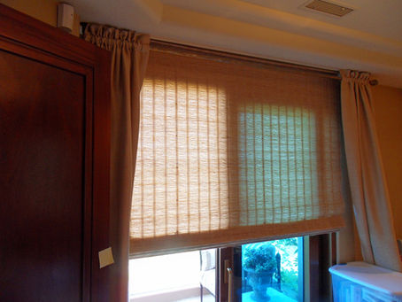Reverse Folding Roman Shades