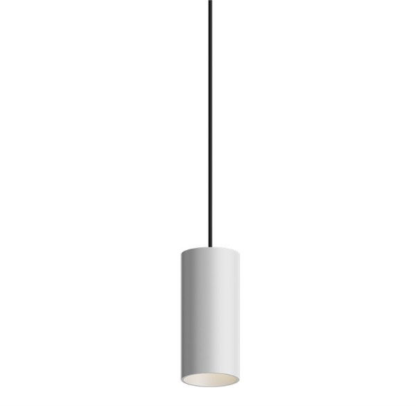 Lampada cilindro corto a sospensione bianco binario 48V 7W luce calda 3000K 36°