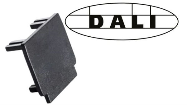 Tappo di chiusura per binario trifase rinforzato nero DALI cod. SI6647NSAA e