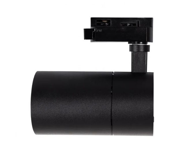 Faretto binario monofase nero LED COB 30W IP20 CCT selezionabile