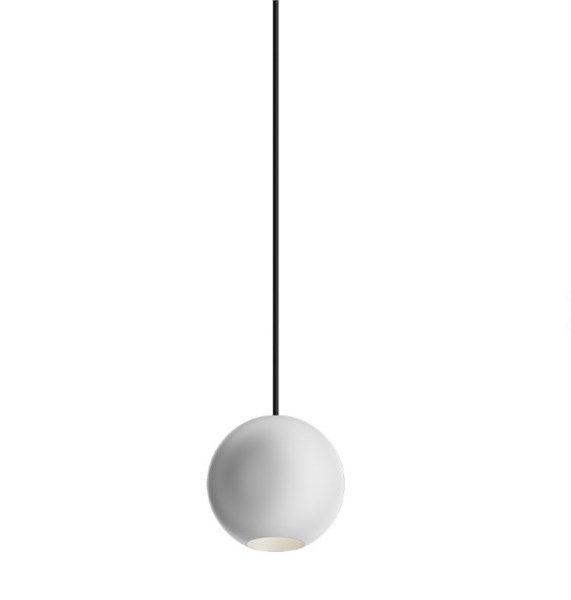Lampada sfera a sospensione bianco binario 48V 7W luce calda 3000K 36° 493 lm
