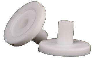 Tappo di chiusura con passaggio cavo dritto per flex neon d18 (aperto)