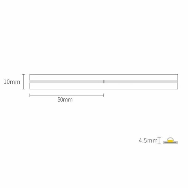 Strip LED flex COB d3 286led/m IP65 luce fredda 6000K 15W/m 1500 lm/m CRI>80