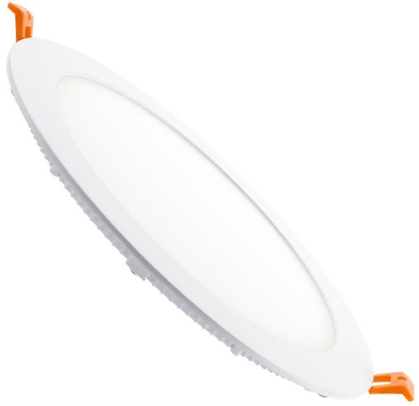 Plafoniera superslim rotonda LED Osram 15W bianca SMD2835 luce calda 3000K