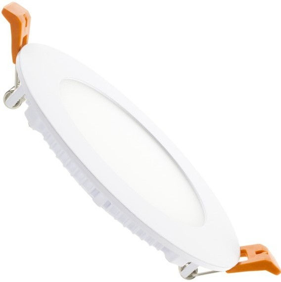Plafoniera superslim rotonda LED Osram 6W bianca SMD2835 luce naturale 4000K