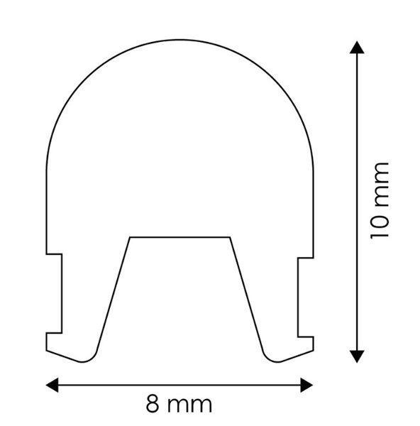 Miniatura: Guaina in silicone blu da incasso 8x10mm bobina da 50 m