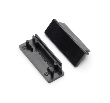 Kit 2 tappi di chiusura senza foro nero per profilo SI7020XIAA