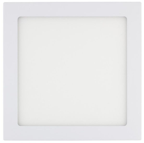 Plafoniera superslim quadrata LED Osram 18W bianca SMD2835 luce calda 3000K