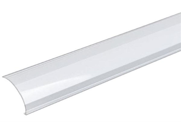 Cover trasparente curvata da 2 m per profili angolare 16x16 codice SI6475XIAA