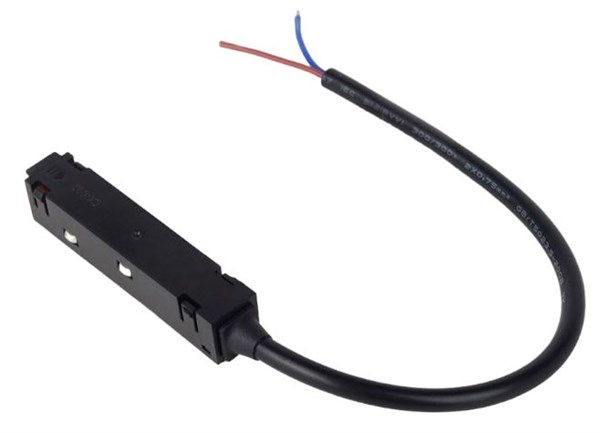 Plug di alimentazione nero per binari 48V cod. SI7274XIAA e SI7275XIAA della