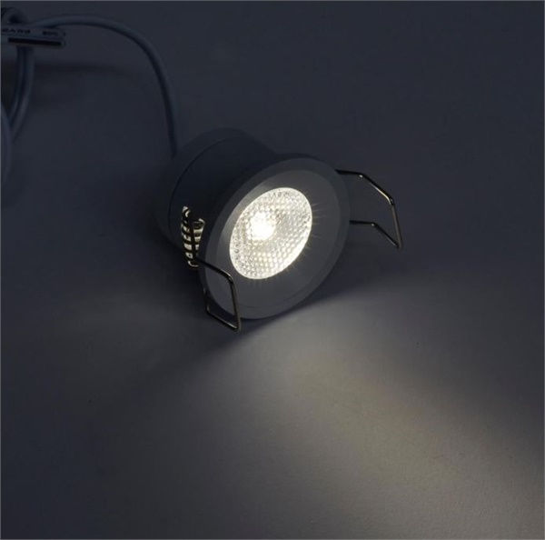Punto luce mini in alluminio bianco LED Philips 3030 1W 12V luce fredda 6000K