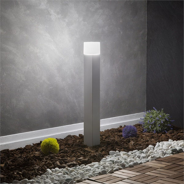 Paletto LED da giardino bianco IP54 per lampade E27 non inclusa con il prodotto