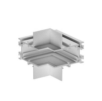 Connettore angolare verticale 90° nero per binario da incasso cartongesso 48V