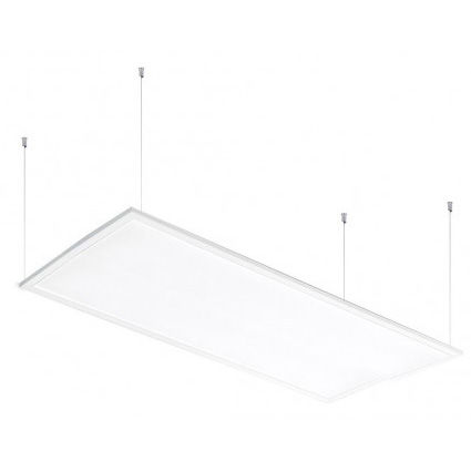 Pannello LED 30x120 bianco 40W + kit di sospensione luce calda 3000K 220-240Vac