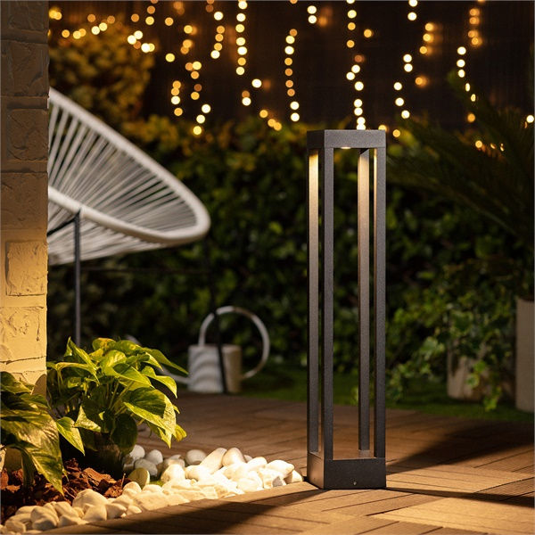 Paletto LED da giardino LED COB 7W IP54 luce calda 3000K 220-240Vac 750 lm IK08