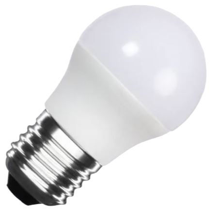 Lampada LED E27 g45 6W luce calda 3000K 220-240Vac 150° 550 lm CRI>80