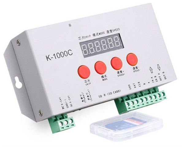 Controller programmabile per digital strip LED
