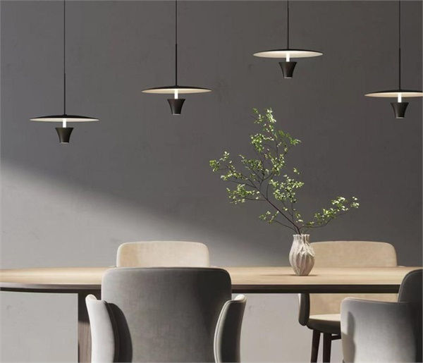 Lampada a sospensione binario celeste 48V 12W luce calda 3000K 120° 1000 lm