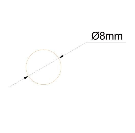 LED flex neon d8 round IP65
