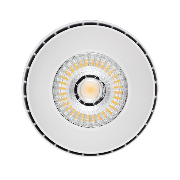 Faretto cilindro bianco da superficie orientabile LED COB IP20 7W 220-240V luce