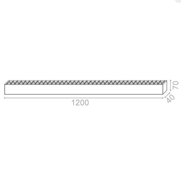 Plafoniera a sospensione lineare bianco LED Lumileds 40W IP20 IK05 220-240Vac