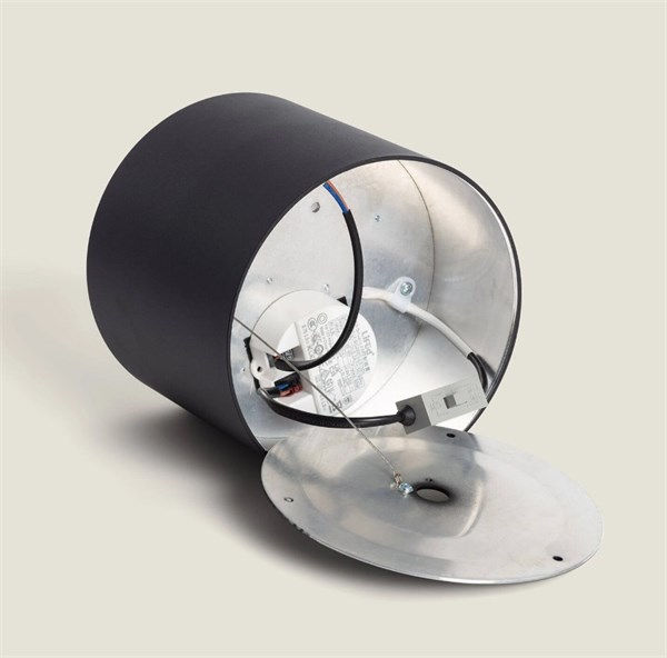 Miniatura: Faretto cilindro nero da soffitto LED IP20 30W 220-240V CCT selezionabile