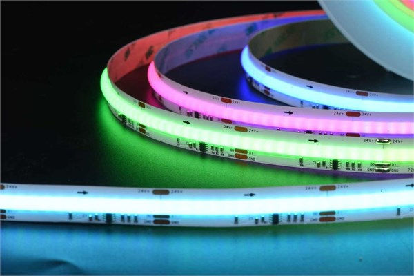 Digital strip COB ws2811 720led/m IP20 RGB 19W/m 20pixel/m 24Vdc 5000x10mm