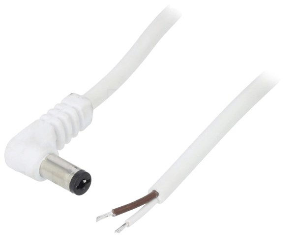 Connettore DC maschio a 90°