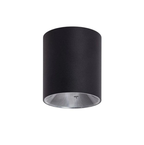 Faretto cilindro nero da soffitto LED IP20 10W 220-240V CCT selezionabile
