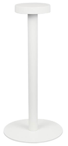 Lampada da tavolo in alluminio bianco dimmerabile IP54