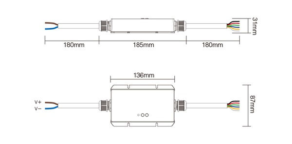Miniatura: Ricevitore dimmer 5ch IP67