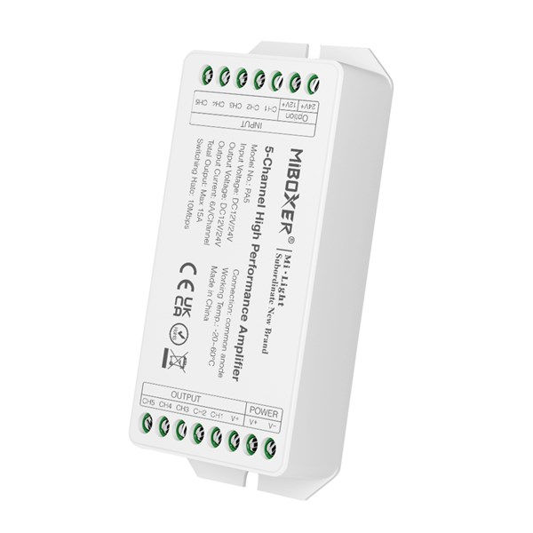 Amplificatore 5ch w/cct/rgb/rgb+w/rgb+cct
