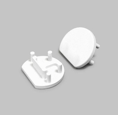 Kit 2 tappi di chiusura bianco senza foro per profilo SI8006XIAA