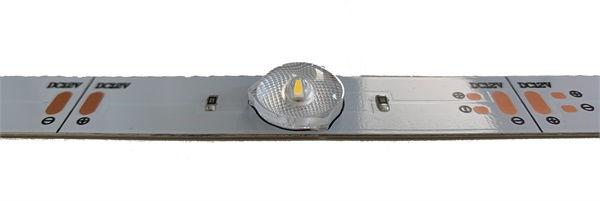 Barra LED rigida 6led con lenti 168° IP20 6W 4000K 12Vdc 660 lm/m CRI>70