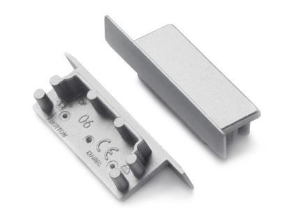 Kit 2 tappi di chiusura grigio per profilo SI5249XIAA