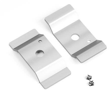 Kit 2 ganci holder inox per profili SI6730XIAA + SI6729XIAA