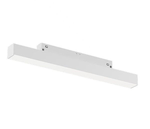 Barra lineare binario bianco 48V 30cm 6W dimmerabile luce calda 3000K 120° 333