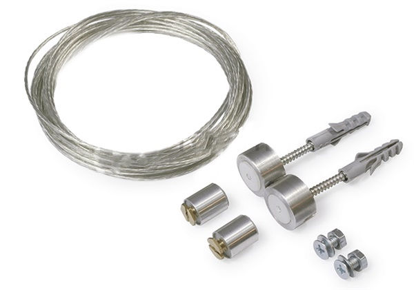 Kit 2 cavi sospensione 50V 1500mm per profili SI2939XIAA/ SI2940XIAA