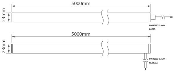 LED flex neon d23 round IP65