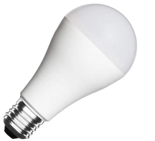 Lampada LED E27 a65 18W luce calda 3000K 220-240V 160° 1800 lm ø80x152mm