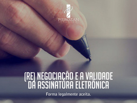 A assinatura eletrônica tem validade jurídica